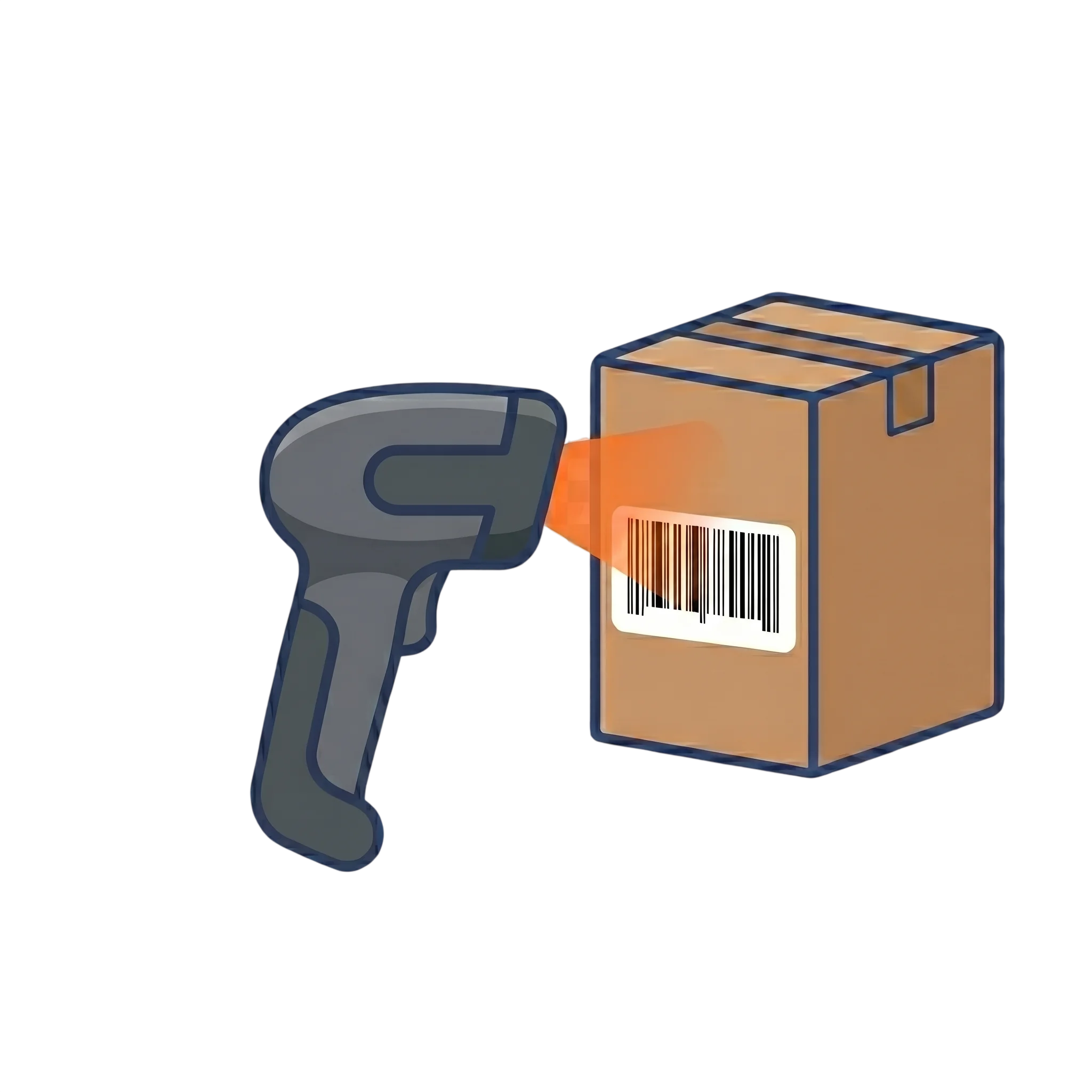 Barcode product registration screen